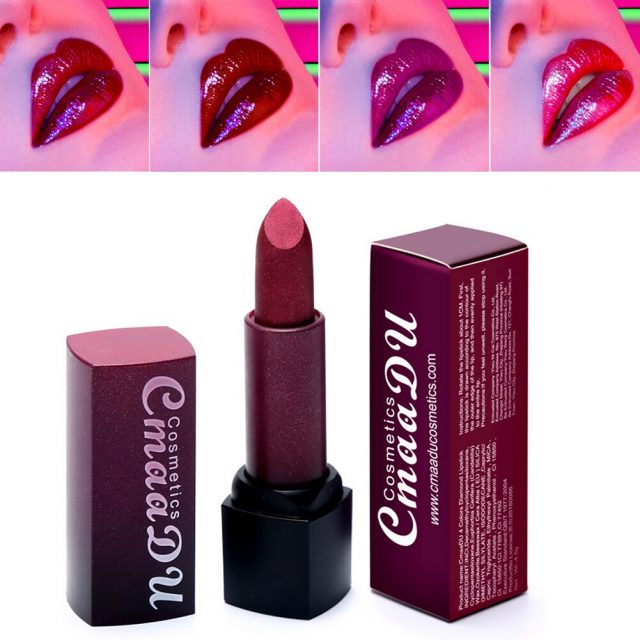 CmaaDu Metal Lipstick Diamond Waterproof Makeup Long Lasting Not Fade Glitter Lip Stick Korea Cosmetics maquiagem TSLM2