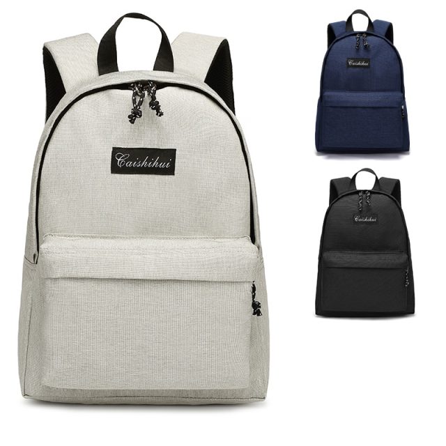 Backpack Women Fashion Shoulderbags Solid Color Patchwork Sweet Girl Street School Bags Backpacks Zipper Design Casual Bags