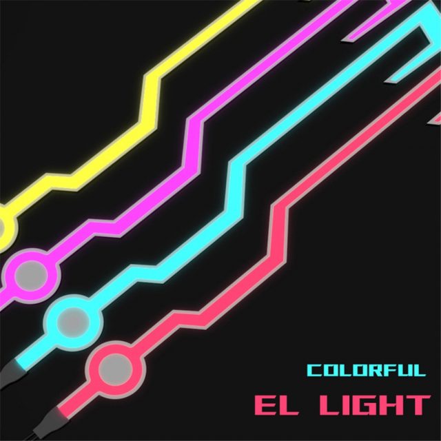 Ready Stock Motorcycle Helmet EL Cold Light Mod Kit Tron Helmets Mode Night Time Riding Signal Flashing Lights strip Bar DIY