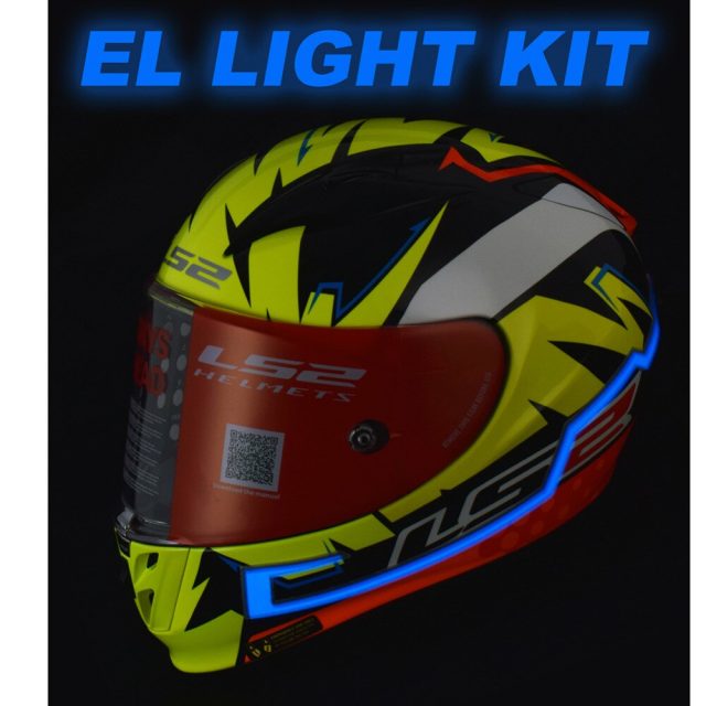 Ready Stock Motorcycle Helmet EL Cold Light Mod Kit Tron Helmets Mode Night Time Riding Signal Flashing Lights strip Bar DIY