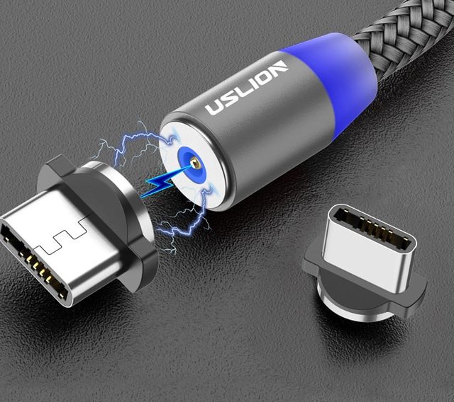 Magnetic USB Fast Charging Micro / Type C Cable