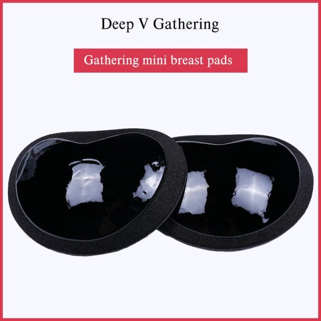 Invisible Heart Padding Magic Bra Insert Pads Push Up Silicone Self Adhesive Breast Enhancer Women Intimates  Breast Lift Nipple