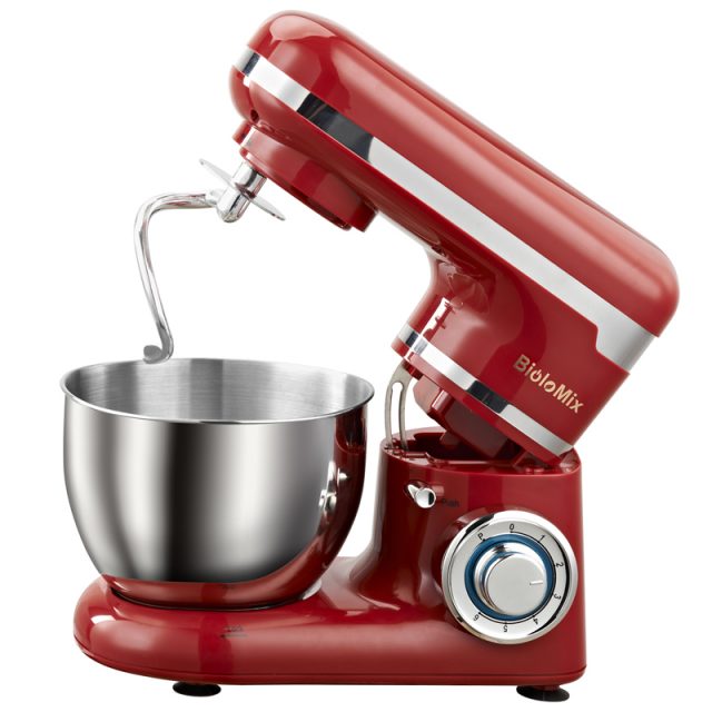 1200W 4L Stainless Steel Bowl 6-speed Kitchen Food Stand Mixer Cream Egg Whisk Blender Cake Dough Bread Mixer Maker Machine