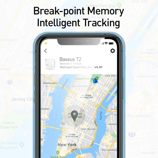 Baseus Smart GPS Tracker Mini Anti-loss Tracking Device Key Finder Animal Kid Document GPRS Tracker Dog Smart Key Tag Locator