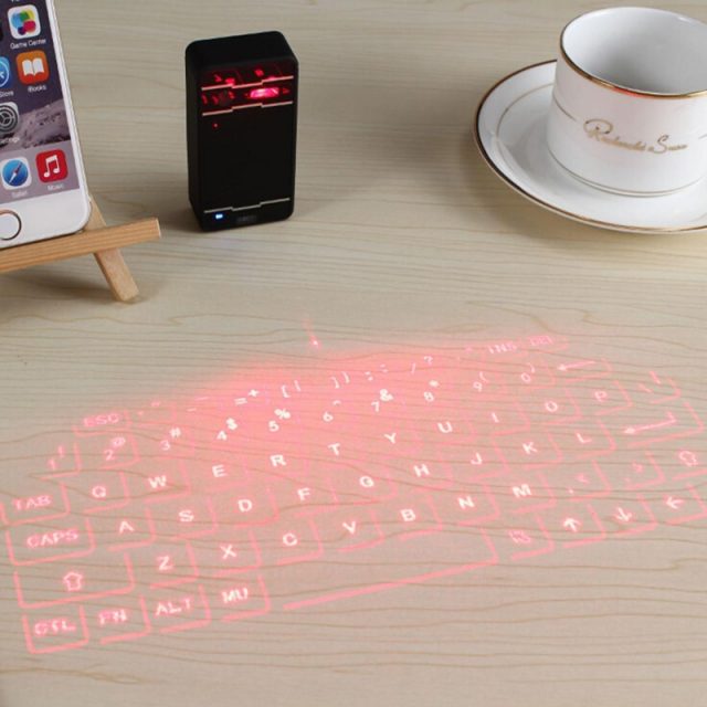 SeenDa Mini Laser keyboard Wireless Bluetooth Virtual Projection keyboard Portable for iPhone Android iPad Tablet PC Notebook