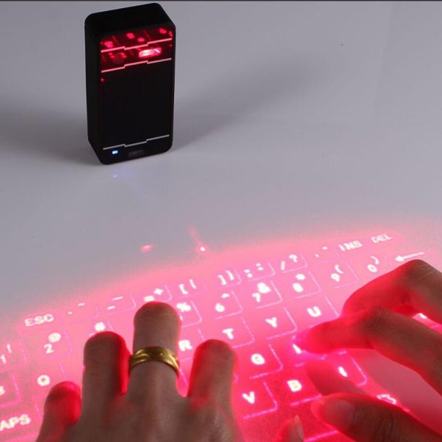 SeenDa Mini Laser keyboard Wireless Bluetooth Virtual Projection keyboard Portable for iPhone Android iPad Tablet PC Notebook