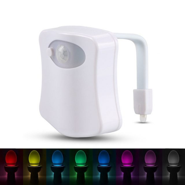 Smart Toilet Seat Motion Sensor Night Light