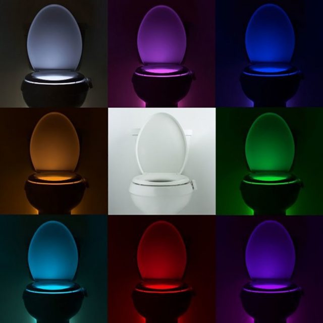 Smart Toilet Seat Motion Sensor Night Light