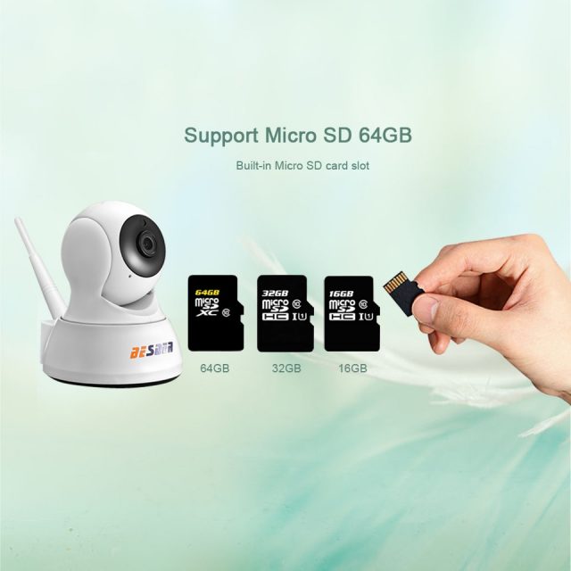 BESDER 1080P 720P Home Security IP Camera Two Way Audio Wireless Mini Camera Night Vision CCTV WiFi Camera Baby Monitor iCsee
