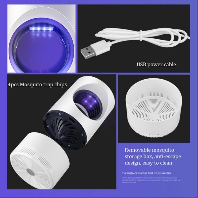 Led Mosquito Killer Lamp UV Night Light USB Electric Photocatalytic Repellent Trap Light for bedroom/Kitchen/Courtyard/Outdoor