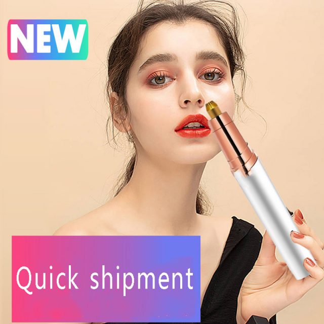 New Design Electric Eyebrow Trimmer Makeup Painless Eye Brow Epilator Mini Shaver Razors Portable Facial Hair Remover for Women