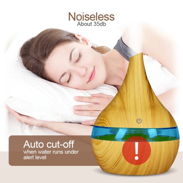 Wood Aromatherapy Air Humidifier