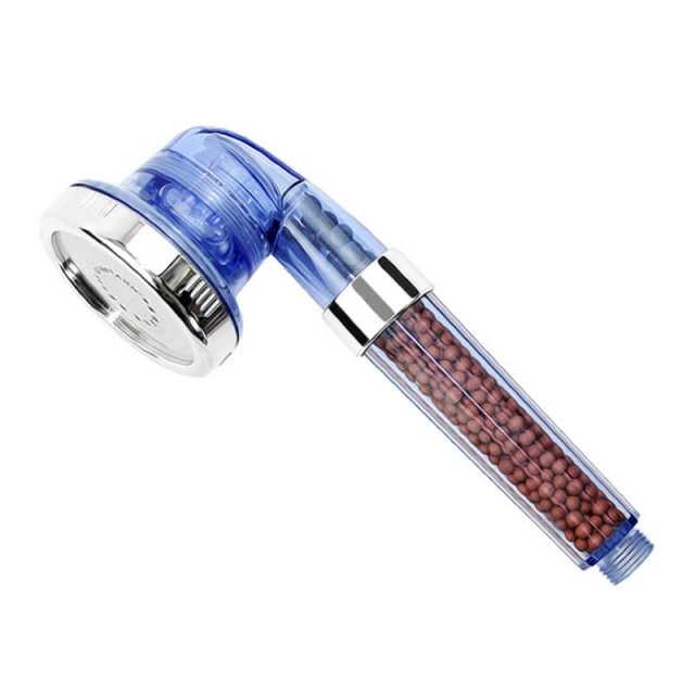 3 Function Adjustable Hand Held Jetting Shower Head Bathroom High Pressure Water Handheld Saving Anion Filter SPA Shower Heads