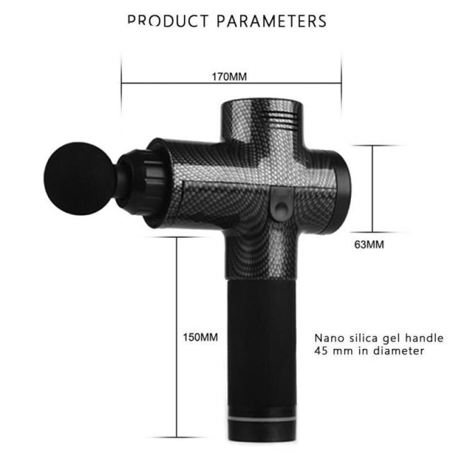 LED Muscle Massage Gun Mute Electric Muscle Massager Body Relaxing Pain Relief Portable Slimming Legs Massage Machine 2019
