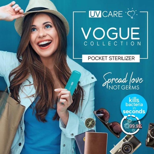 Safe Handheld UV Care Pocket Sterilizer with Automatic Shut-Off Safety Feature