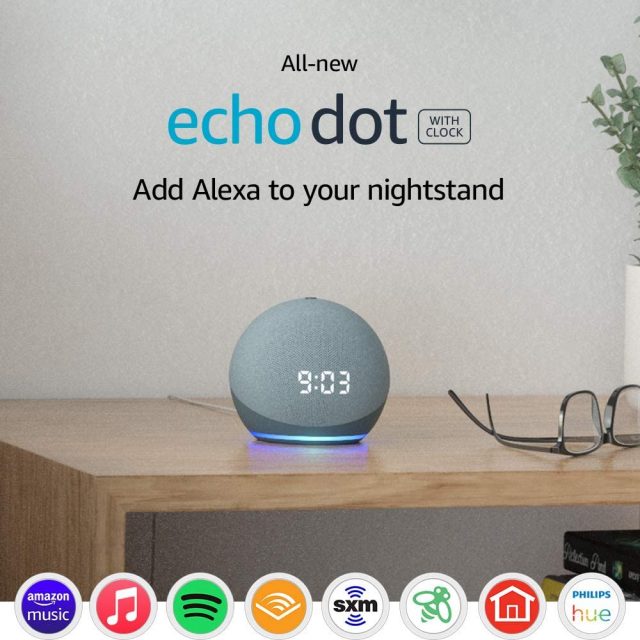 Amazon’s All-New Echo Dot (4th Gen) | Portable Smart speaker with clock and Alexa