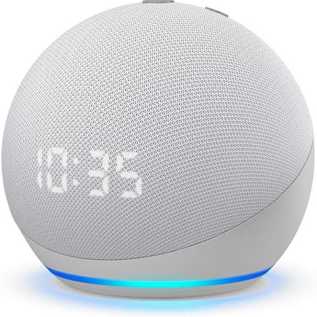 Amazon’s All-New Echo Dot (4th Gen) | Portable Smart speaker with clock and Alexa