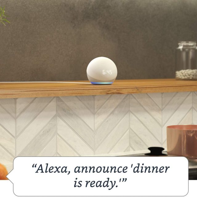 Amazon’s All-New Echo Dot (4th Gen) | Portable Smart speaker with clock and Alexa