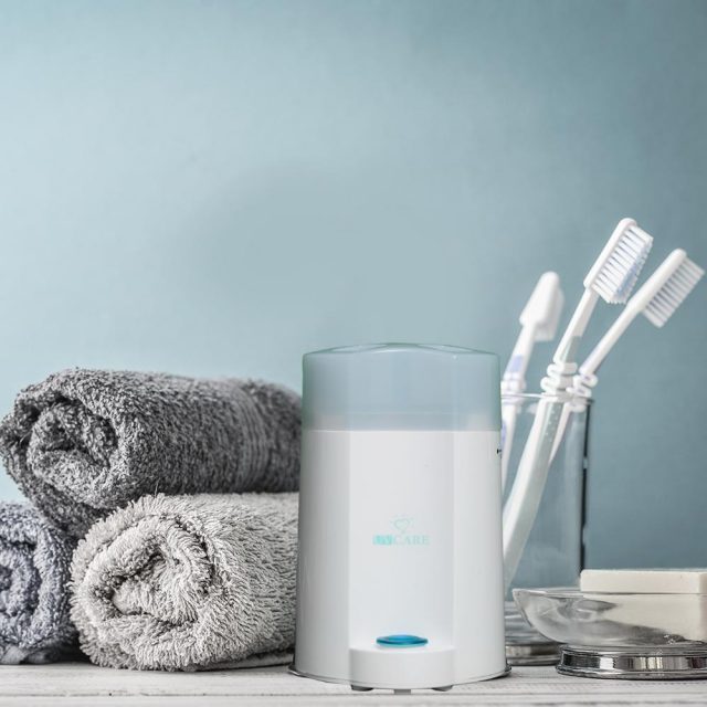 UV Care Family Toothbrush Sterilizer with UVC Germicidal Light for Disinfection, Sanitation, Sterilization and Termination of Germs, Viruses, Molds, and Bacteria