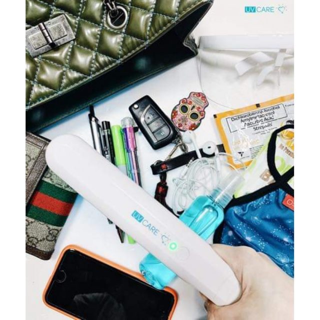 UV Care Germ Stick with UVC Germicidal Light for Disinfection, Sanitation, Sterilization and Termination of Germs, Viruses, Molds, and Bacteria
