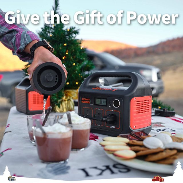 Jackery Portable Power Station Explorer 240 Generator Adapter Charger, 240Wh Backup Lithium Battery, 110V/200W Pure Sine Wave AC Outlet, Solar Generator (Solar Panel Not Included) for Outdoors and Emergencies