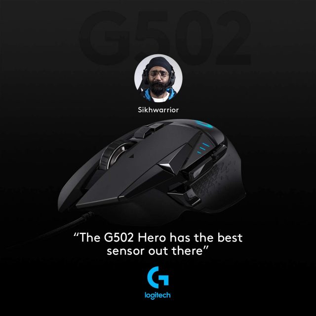 Logitech G502 Hero High Performance Gaming Mouse