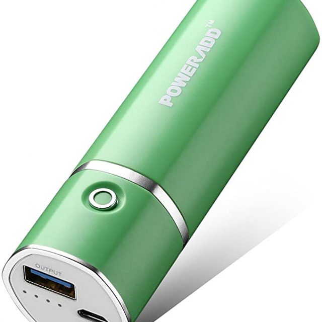 POWERADD Slim 2 5000mAh External Battery 2.1 A Output Most Compact, Portable & Efficient Smart Charger Power bank for Android and IOS devices and More