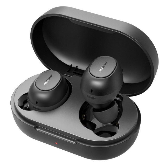 Mpow MDots Wireless Earphones Bluetooth 5.0 True Wireless Earbuds with Punchy Bass 20hrs Playback IPX6 Waterproof Built-in Mic