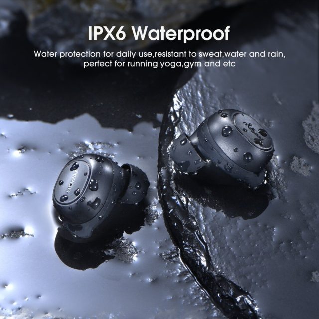 Mpow MDots Wireless Earphones Bluetooth 5.0 True Wireless Earbuds with Punchy Bass 20hrs Playback IPX6 Waterproof Built-in Mic