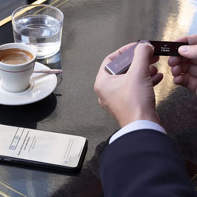 Ledger Nano X – The Best Crypto Hardware Wallet – Bluetooth – Secure and Manage Your Bitcoin, Ethereum, ERC20 and Many Other Coins