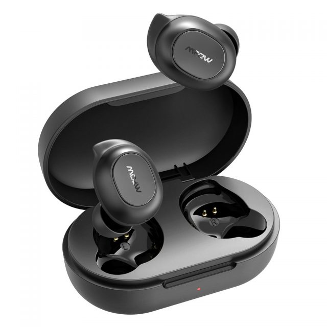 Mpow MDots Wireless Earphones Bluetooth 5.0 True Wireless Earbuds with Punchy Bass 20 hours Playback IPX6 Waterproof Built-in Microphone