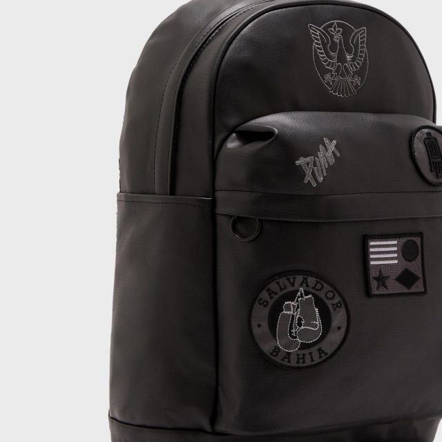 Puma x Adriana Lima Backpack Black Leather for Everyday Use at Work, Gym or School