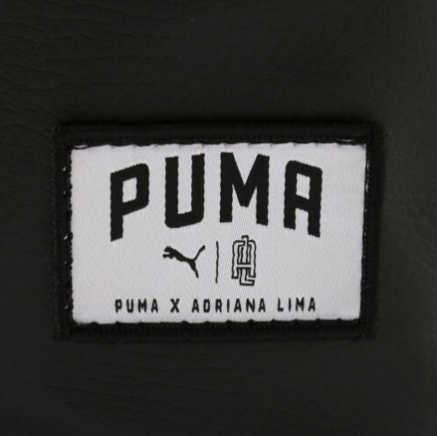 Puma x Adriana Lima Backpack Black Leather for Everyday Use at Work, Gym or School