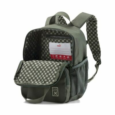 Puma x Tiny Cotton Backpack Bag Fish and Chips Design Olive Green Junior Size for Kids