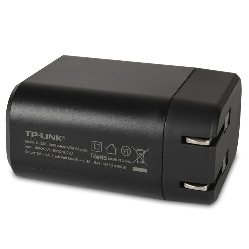 TP-Link UP220 20W 2-Port USB Fast Charger Power Adapter