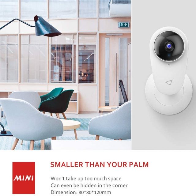 Victure PC420 Baby and Pet Monitor Security Camera 1080P Wireless Indoor Home Security Camera with Two-Way Audio Motion Detection and Night Vision for Baby, Pets, Nanny, Elderly and Persons with Special Needs And Disabilities Compatible with iOS & Android System
